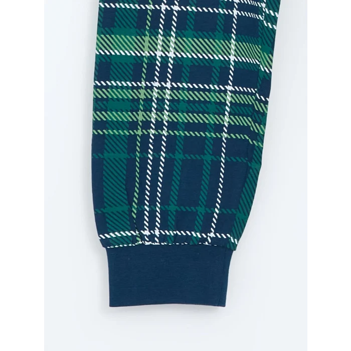 LCW Kids Gri Bisiklet Yaka Erkek Çocuk Pijama Takımı