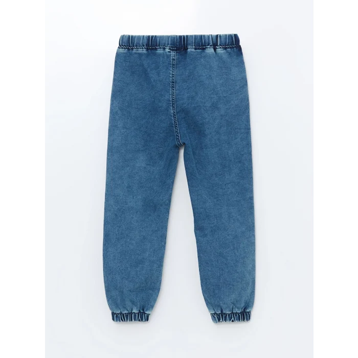 LCW Kids İndigo Beli Lastikli Basic Erkek Çocuk Jean Pantolon
