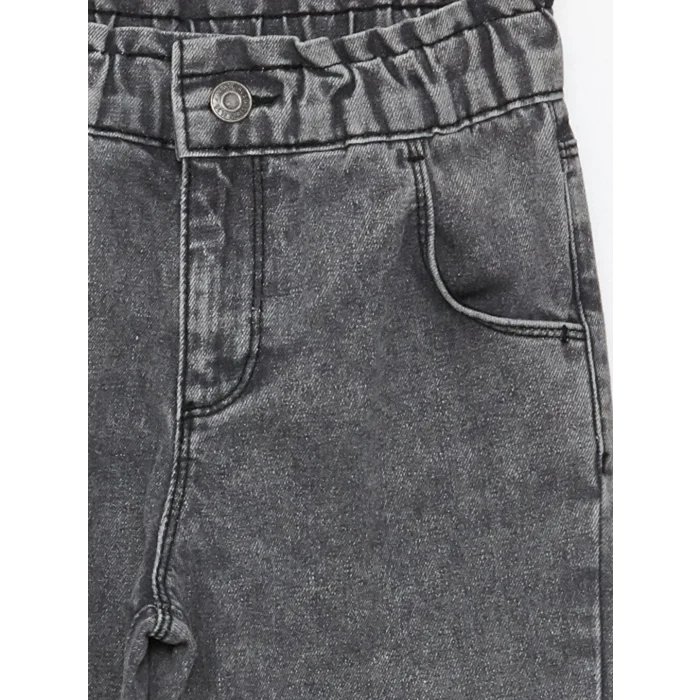 LCW Kids Karışık Paperbag Kız Çocuk Jean Pantolon