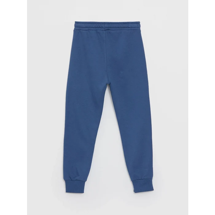 LCW Kids Lacivert Beli Lastikli Baskılı Erkek Çocuk Jogger Eşofman Altı
