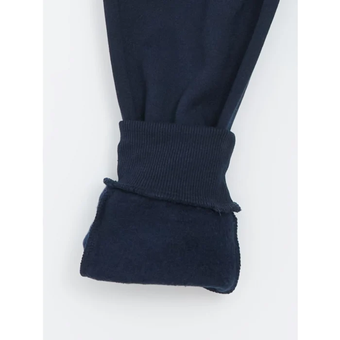 LCW Kids Lacivert Beli Lastikli Erkek Çocuk Kalın Jogger Eşofman Altı