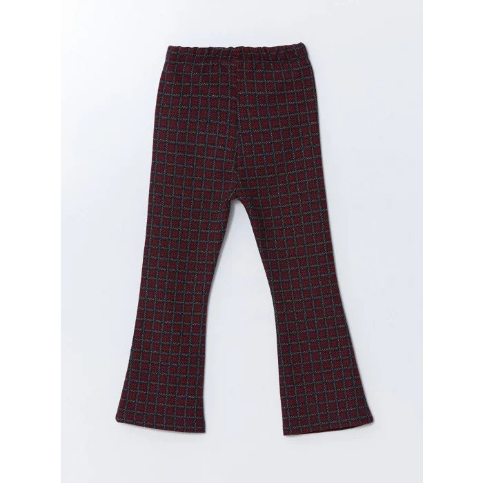 LCW Kids Lacivert Nakışlı Kız Çocuk Sweatshirt ve Tayt 2li