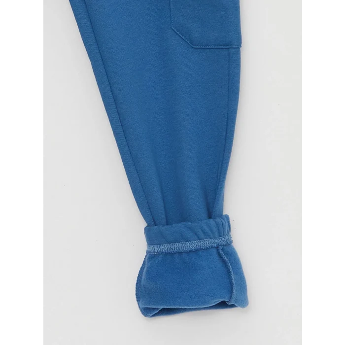 LCW Kids Mavi Beli Lastikli Erkek Çocuk Kargo Eşofman Altı