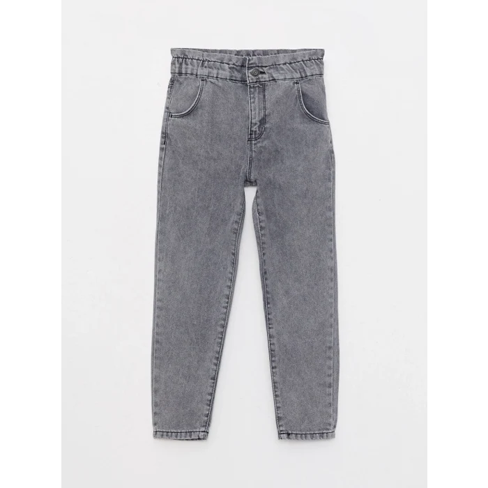 LCW Kids Mavi Pamuklu Basic Kız Çocuk Jean Pantolon