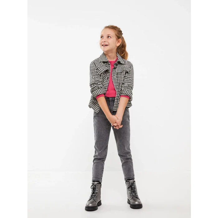 LCW Kids Mavi Paperbag Kız Çocuk Pantolon