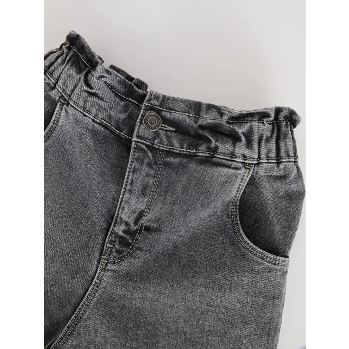 LCW Kids Mavi Paperbag Kız Çocuk Pantolon