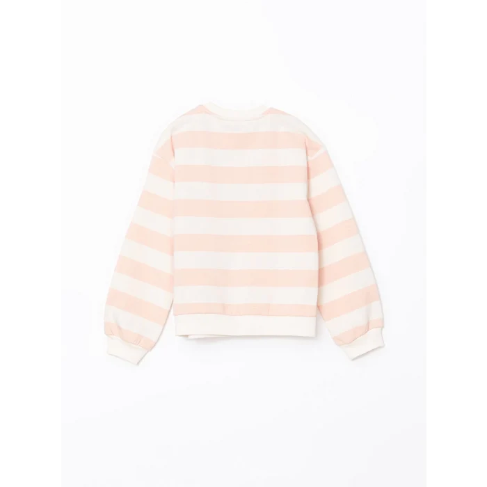 LCW Kids Pembe Bisiklet Yaka Kız Çocuk Kalın Eşofman Takım