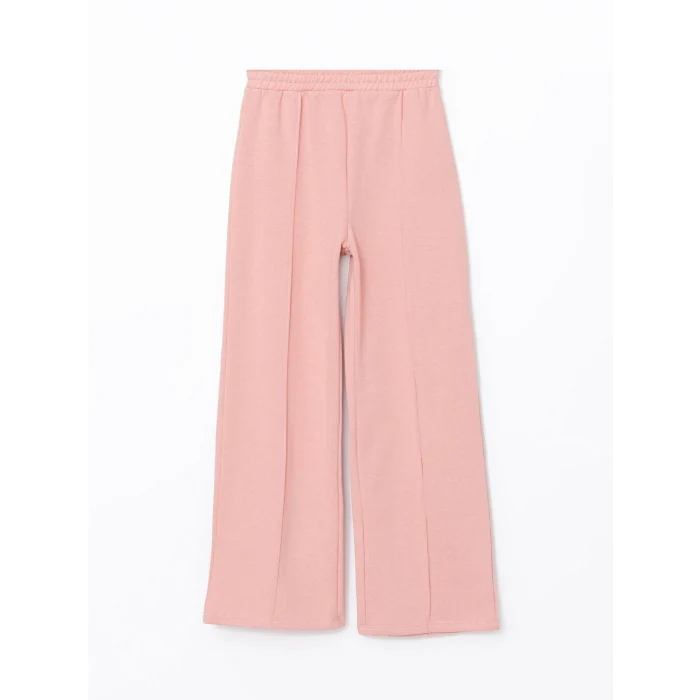 LCW Kids Pembe Bisiklet Yaka Kız Çocuk Kalın Eşofman Takım