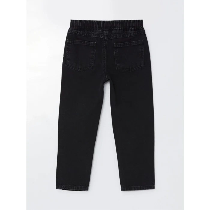 LCW Kids Siyah Beli Lastikli Basic Erkek Bebek Jean Pantolon