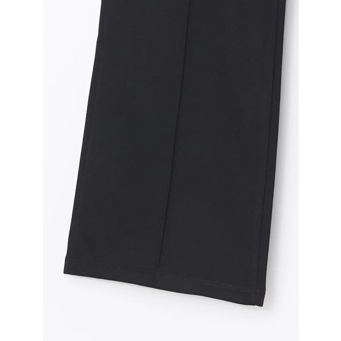 LCW Kids Siyah Beli Lastikli Kız Çocuk İspanyol Paça Tayt