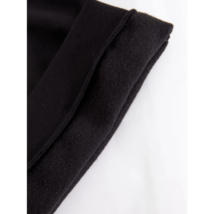 LCW Kids Siyah Dik Yaka Baskılı Uzun Kollu Erkek Çocuk Sweatshirt