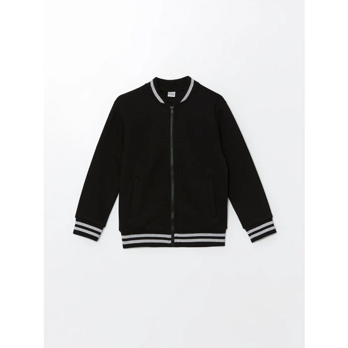 LCW Kids Siyah Erkek Çocuk Kalın Kolej Ceket