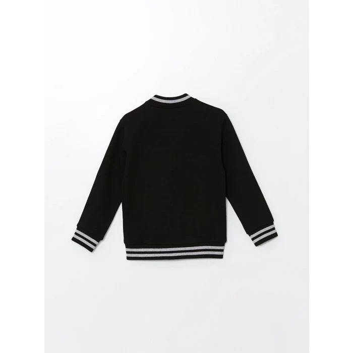 LCW Kids Siyah Erkek Çocuk Kalın Kolej Ceket