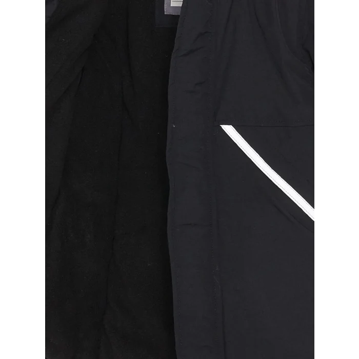 LCW Kids Siyah Kapüşonlu Reflektör Detaylı Erkek Çocuk Mont