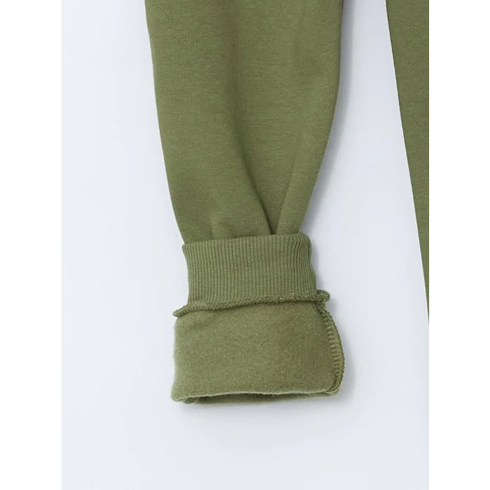 LCW Kids Yeşil Beli Lastikli Erkek Çocuk Jogger Eşofman Alt 2li