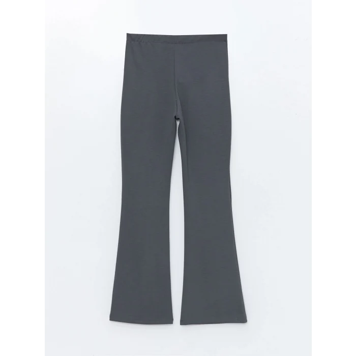 LCW Modest Gri Beli Lastikli İspanyol Paça Kadın Eşofman Altı