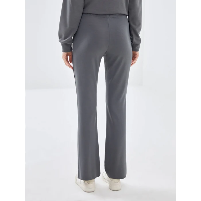 LCW Modest Gri Beli Lastikli İspanyol Paça Kadın Eşofman Altı