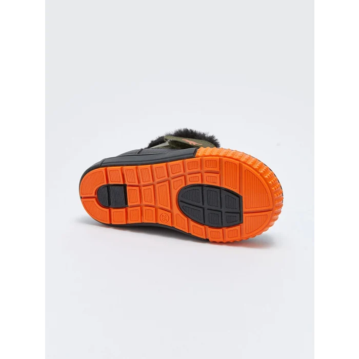 LCW STEPS Haki Baskılı Cırt Cırtlı Erkek Bebek Bot