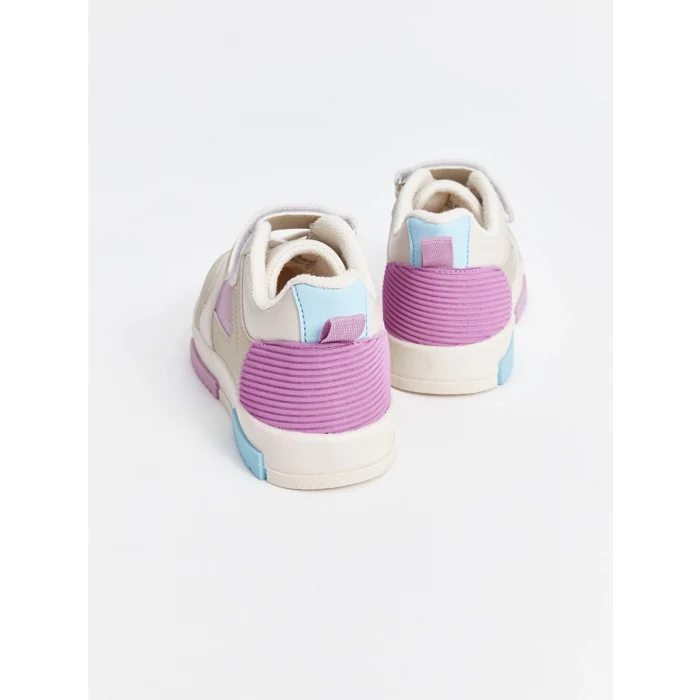 LCW STEPS Karışık Bağcık ve Cırt Cırtlı Kız Çocuk Spor Ayakkabı