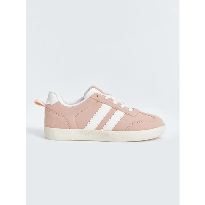 LCW STEPS Pembe Bağcıklı Kız Çocuk Spor Ayakkabı