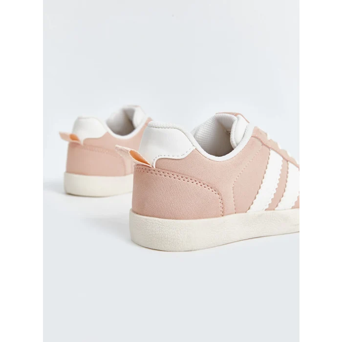 LCW STEPS Pembe Bağcıklı Kız Çocuk Spor Ayakkabı