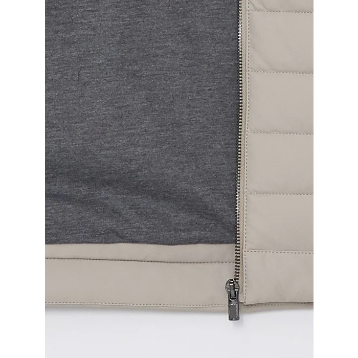 LCW Vision Bej Slim Fit Dik Yaka Erkek Deri Görünümlü Mont