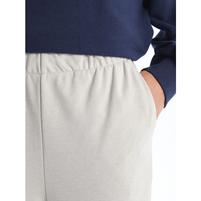 LCW Vision Gri Beli Lastikli Kadın Jogger Eşofman Altı