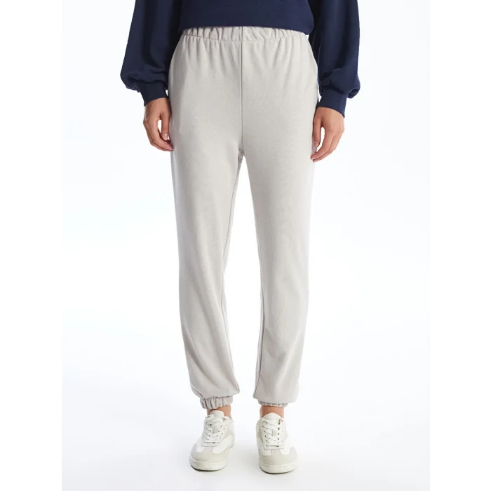 LCW Vision Gri Beli Lastikli Kadın Jogger Eşofman Altı