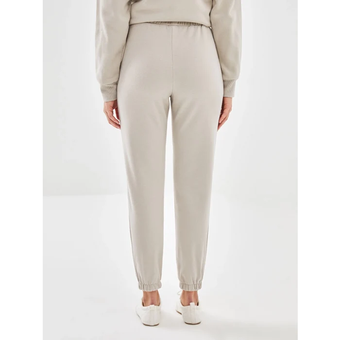 LCW Vision Gri Beli Lastikli Kadın Kalın Jogger Eşofman Altı