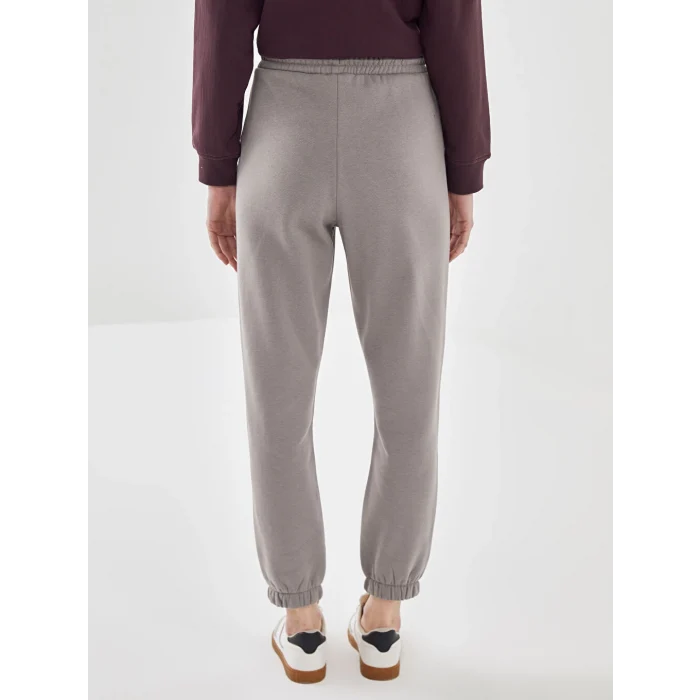 LCW Vision Gri Beli Lastikli Kadın Kalın Jogger Eşofman Altı