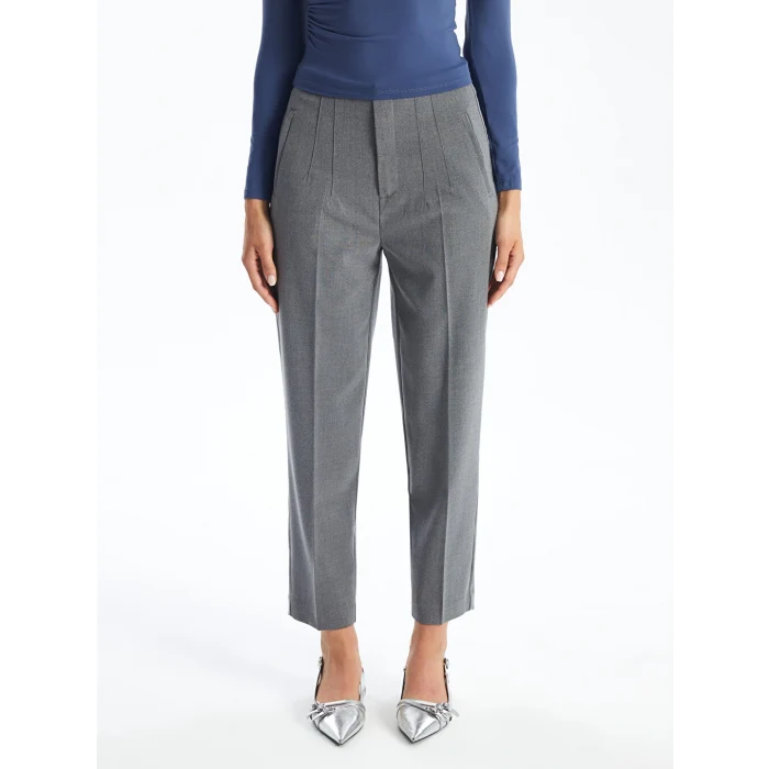 LCW Vision Gri Dar Fit Kadın Pantolon