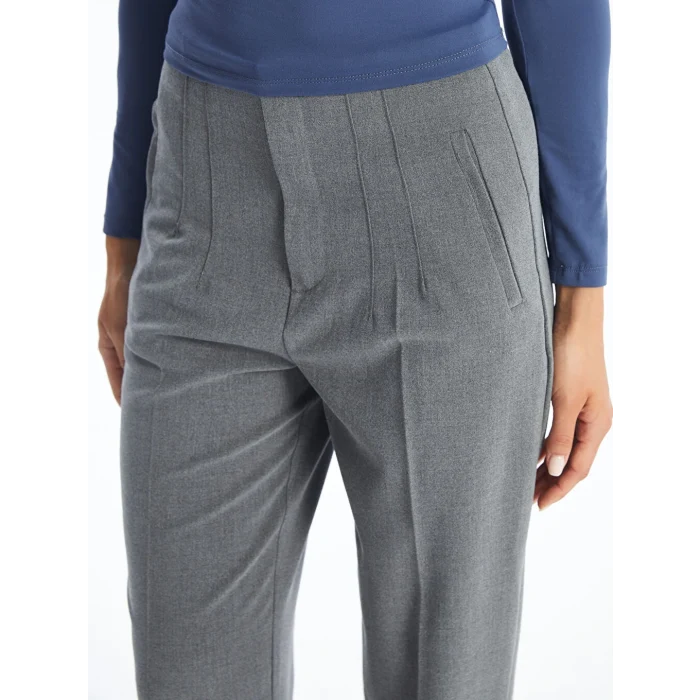 LCW Vision Gri Dar Fit Kadın Pantolon