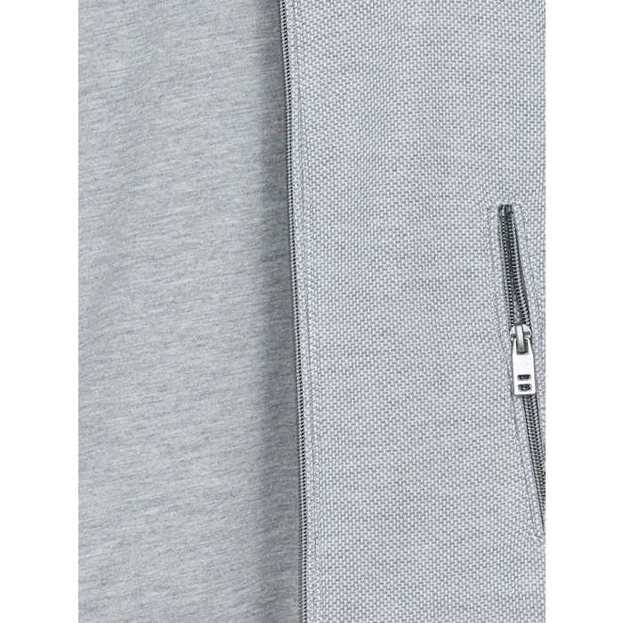 LCW Vision Gri Dik Yaka Erkek Çocuk Mont