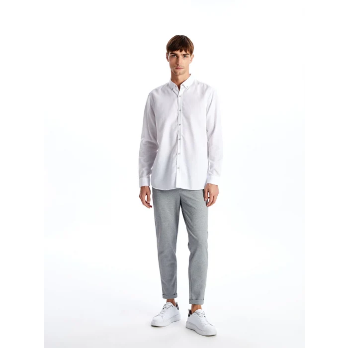 LCW Vision Gri Slim Fit Erkek Pantolon