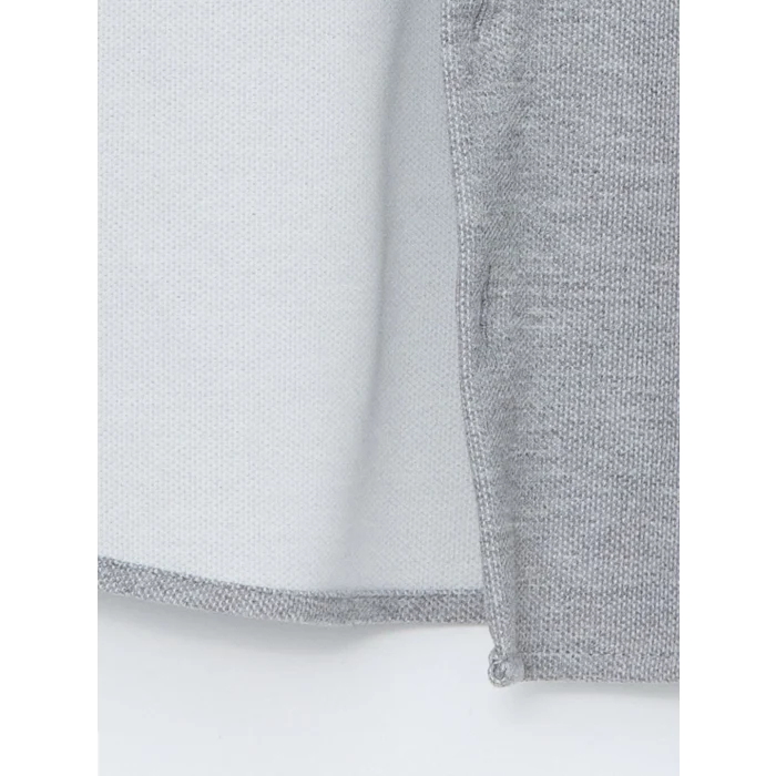 LCW Vision Gri Uzun Kollu Erkek Çocuk Gömlek Ceket