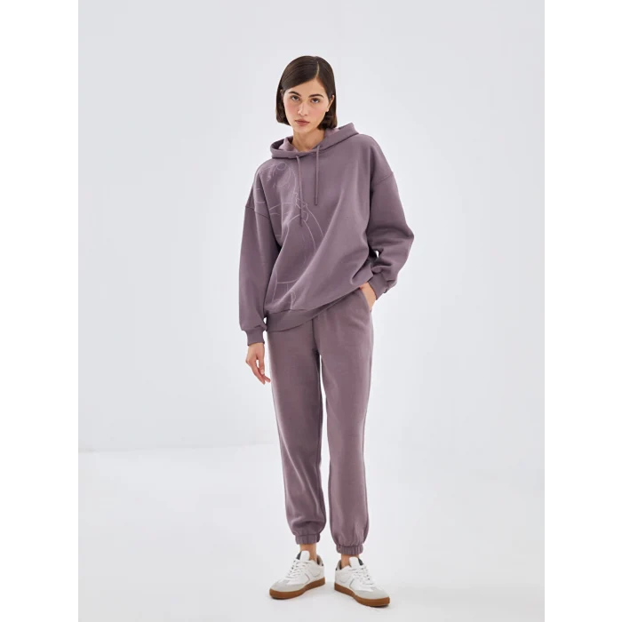 LCW Vision Mürdüm Beli Lastikli Kadın Kalın Jogger Eşofman Altı