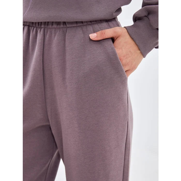 LCW Vision Mürdüm Beli Lastikli Kadın Kalın Jogger Eşofman Altı