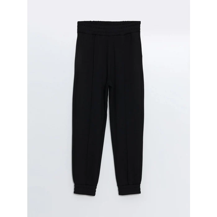 LCW Vision Siyah Beli Lastikli Kadın Jogger Eşofman Altı