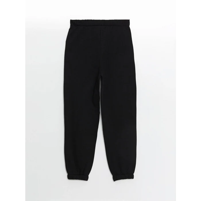 LCW Vision Siyah Beli Lastikli Kadın Kalın Jogger Eşofman Altı