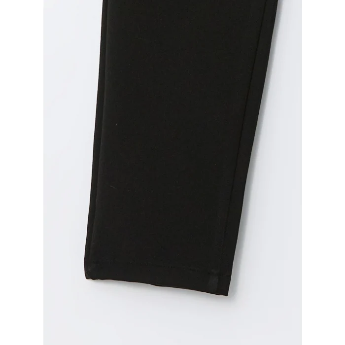 LCW Vision Siyah Beli Lastikli Slim Fit Erkek Çocuk Pantolon