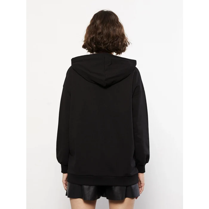 LCW Vision Siyah Kadın Hoodie