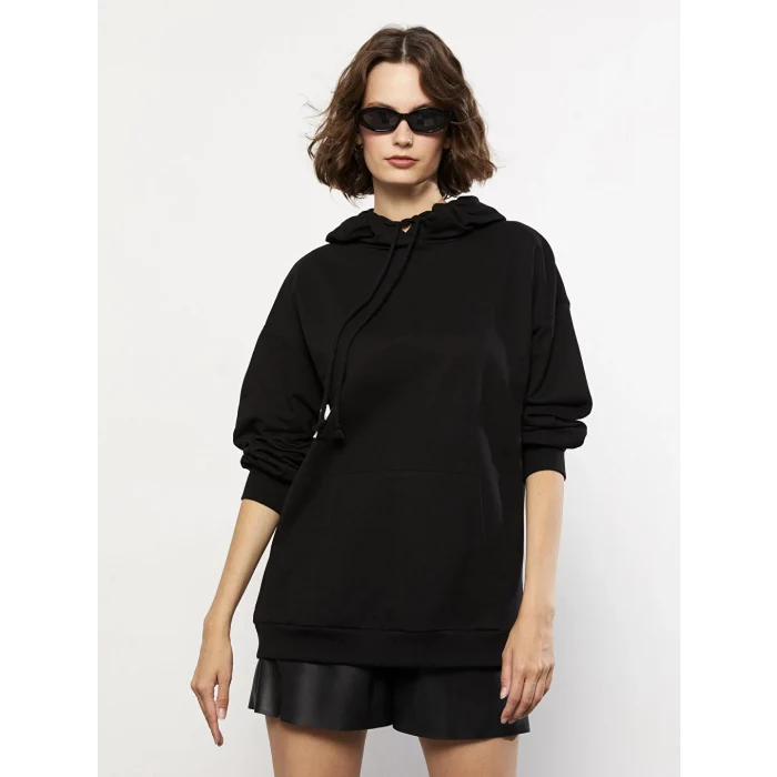 LCW Vision Siyah Kadın Hoodie