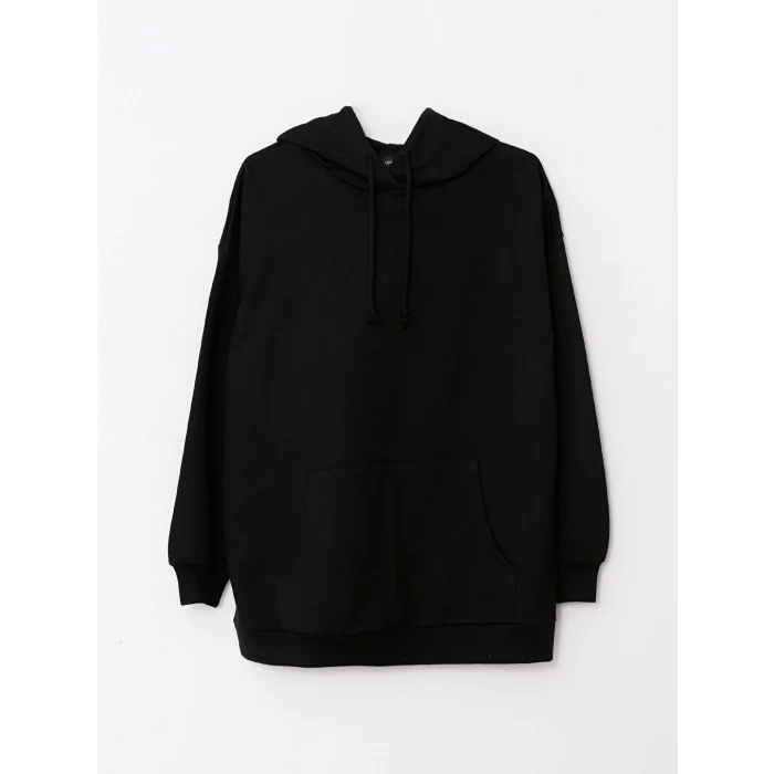 LCW Vision Siyah Kadın Hoodie