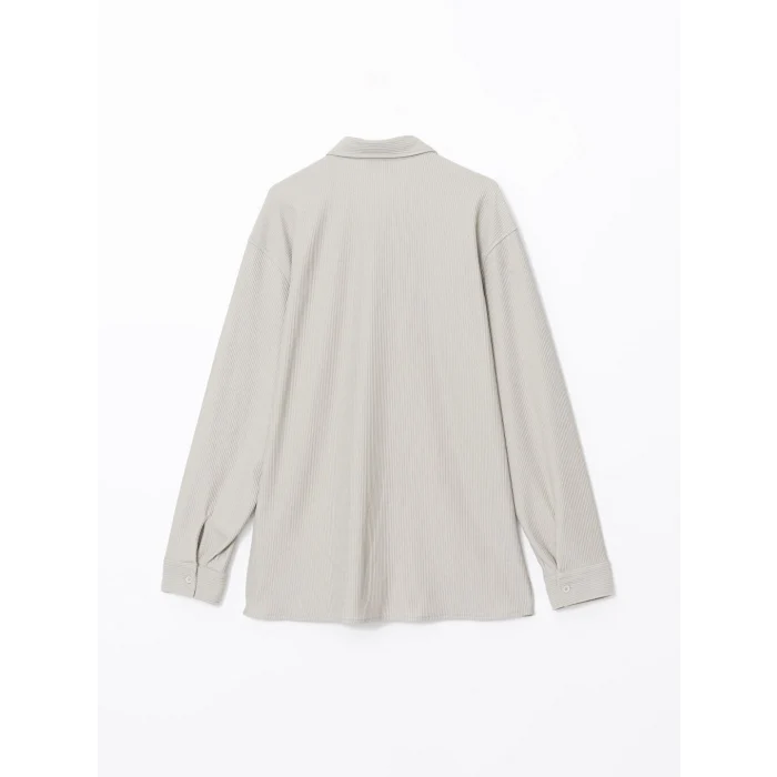 LCW Vision Yeşil Rahat Kalıp Uzun Kollu Erkek Dokulu Gömlek