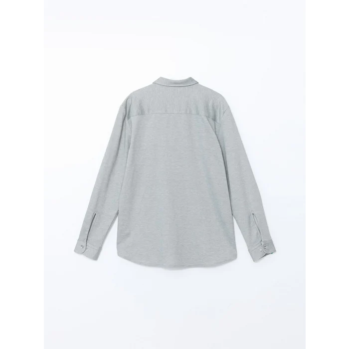 LCW Vision Yeşil Slim Fit Uzun Kollu Erkek Gömlek