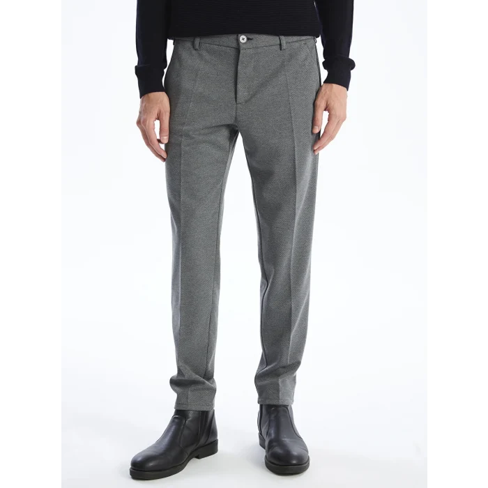 LCWAIKIKI Classic Antrasit Dar Kalıp Erkek Chino Pantolon