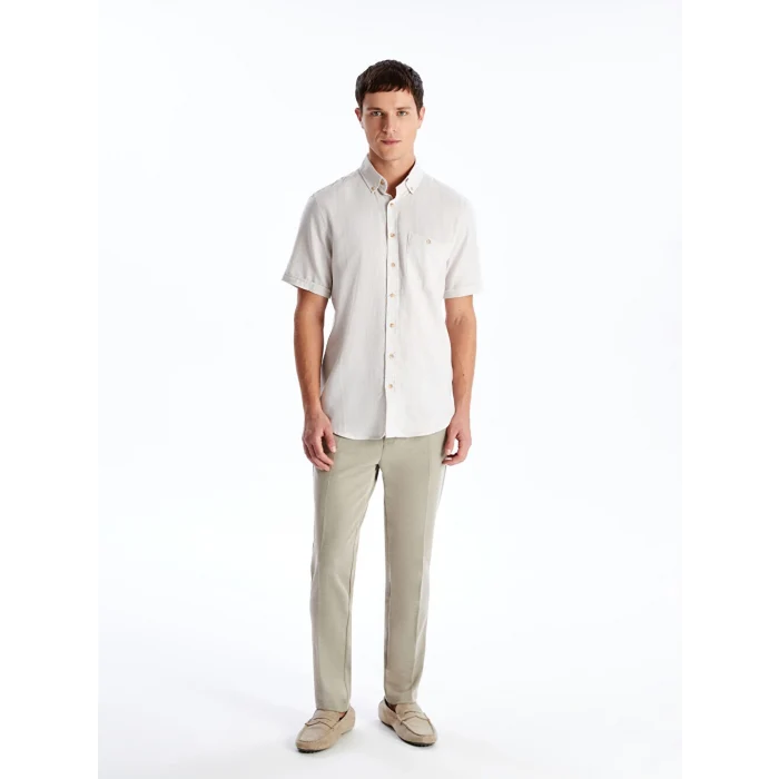 LCWAIKIKI Classic Bej Slim Fit Erkek Pantolon