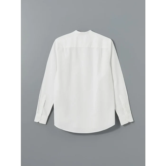 LCWAIKIKI Classic Beyaz Regular Fit Uzun Kollu Oxford Erkek Gömlek