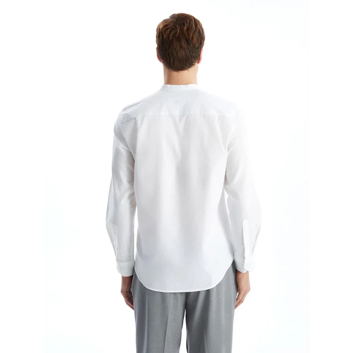 LCWAIKIKI Classic Beyaz Regular Fit Uzun Kollu Oxford Erkek Gömlek