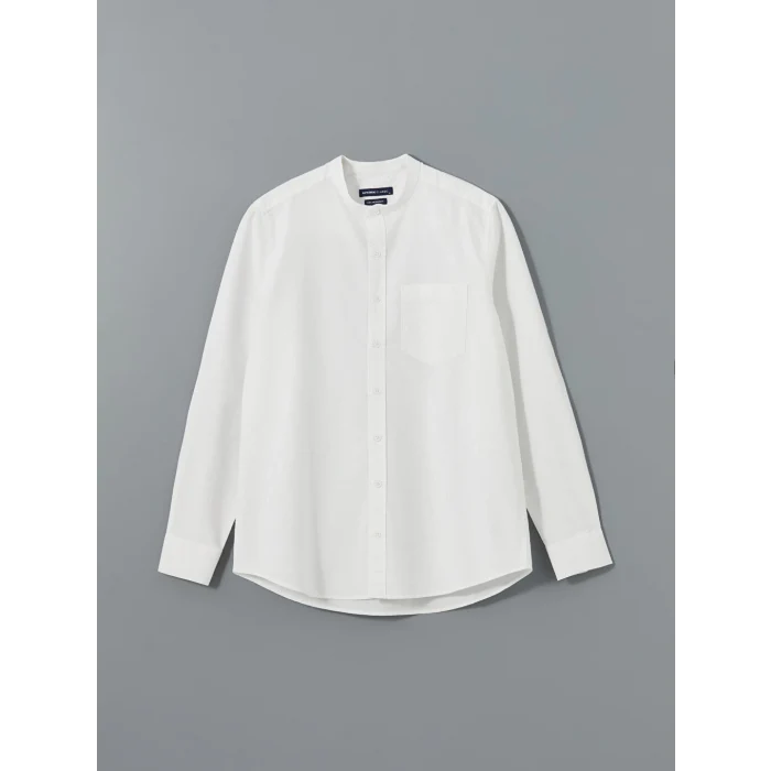 LCWAIKIKI Classic Beyaz Regular Fit Uzun Kollu Oxford Erkek Gömlek